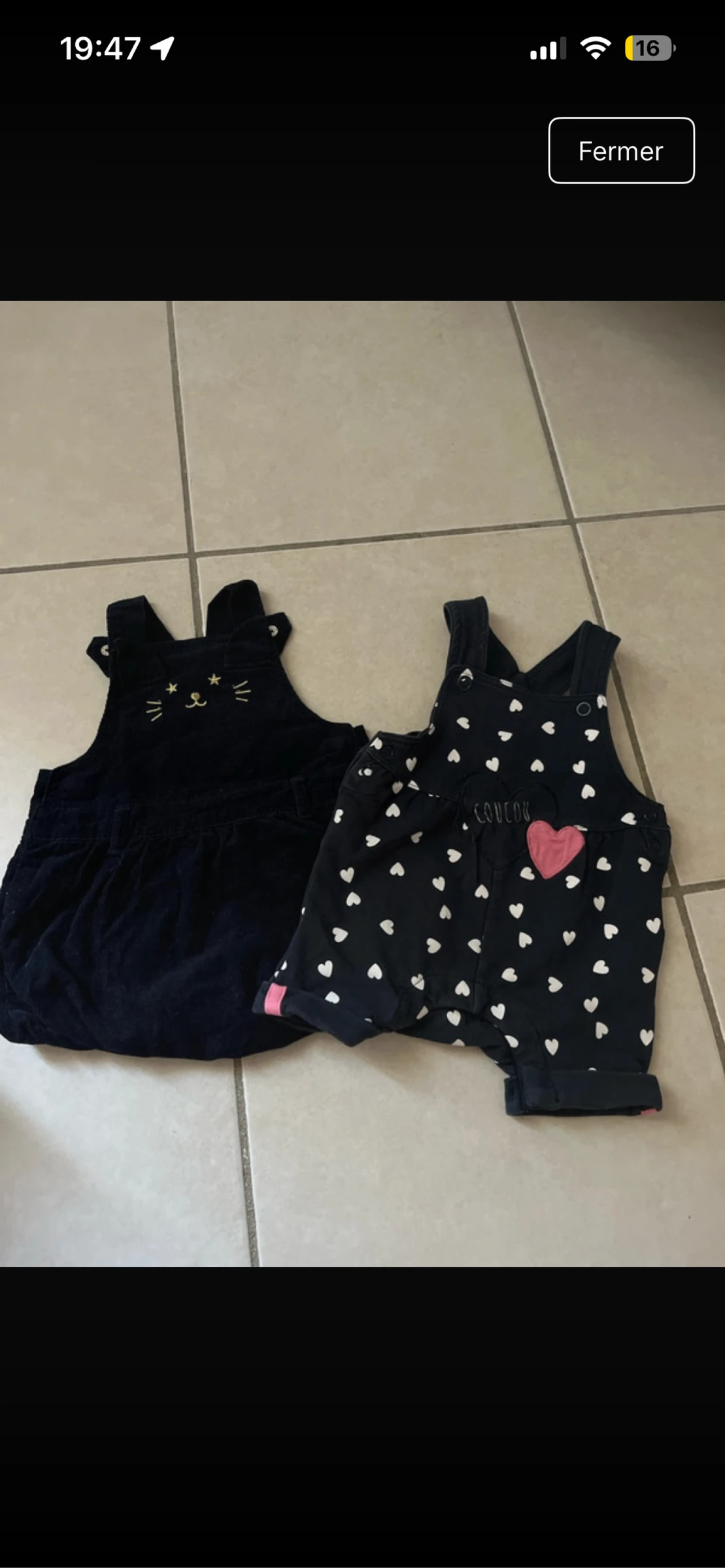 Lot de vêtements bébé fille  – photo 12